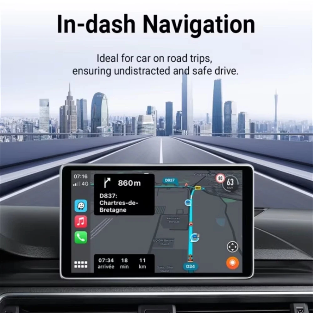 Mini Wireless CarPlay Adapter Type-C Android Auto Wired to Wireless USB Dongle Wifi Bluetooth For iPhone Plug and Play — view 4