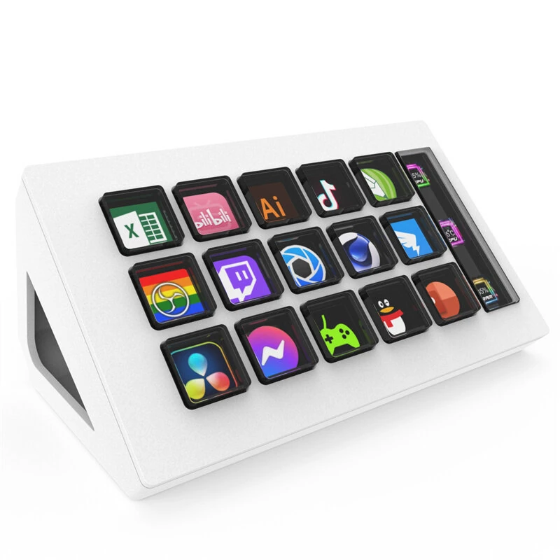MiraBox 293s StreamDeck Numeric Keyboard 15-key Live Broadcast Controller Visual Keyboard Program Customized Gamer Accessories  For Win/Macos — view 3