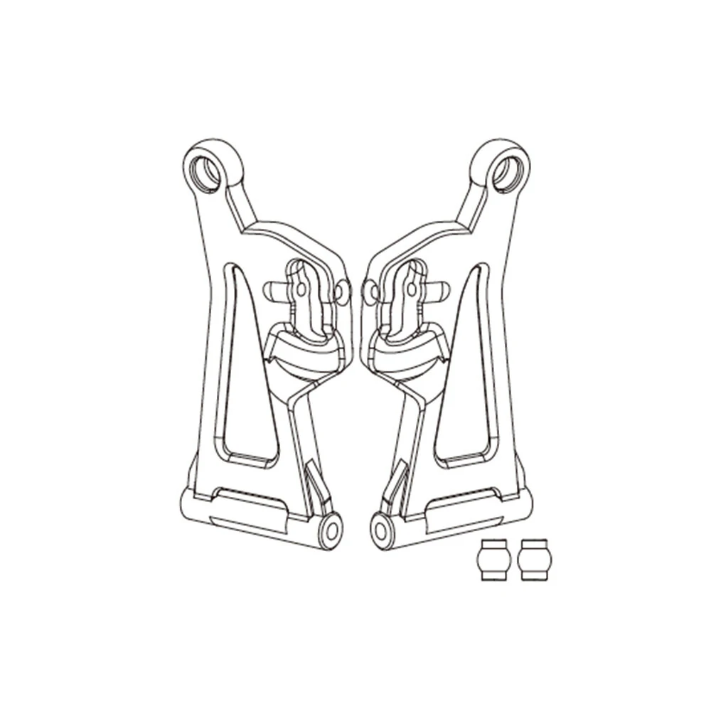 MJX 14210 RC Car Front Swing Arm Steering Seat Rear Swing Arm Rear Mount Spart Parts 14210B 14220B 16230 14240B 14250B 16260 — view 2