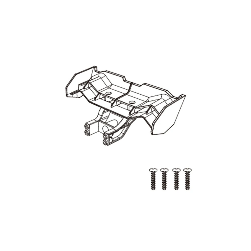 MJX 14210 RC Car Head-up Wheel Tail Spolier Spart Parts 14120 1412A — view 2