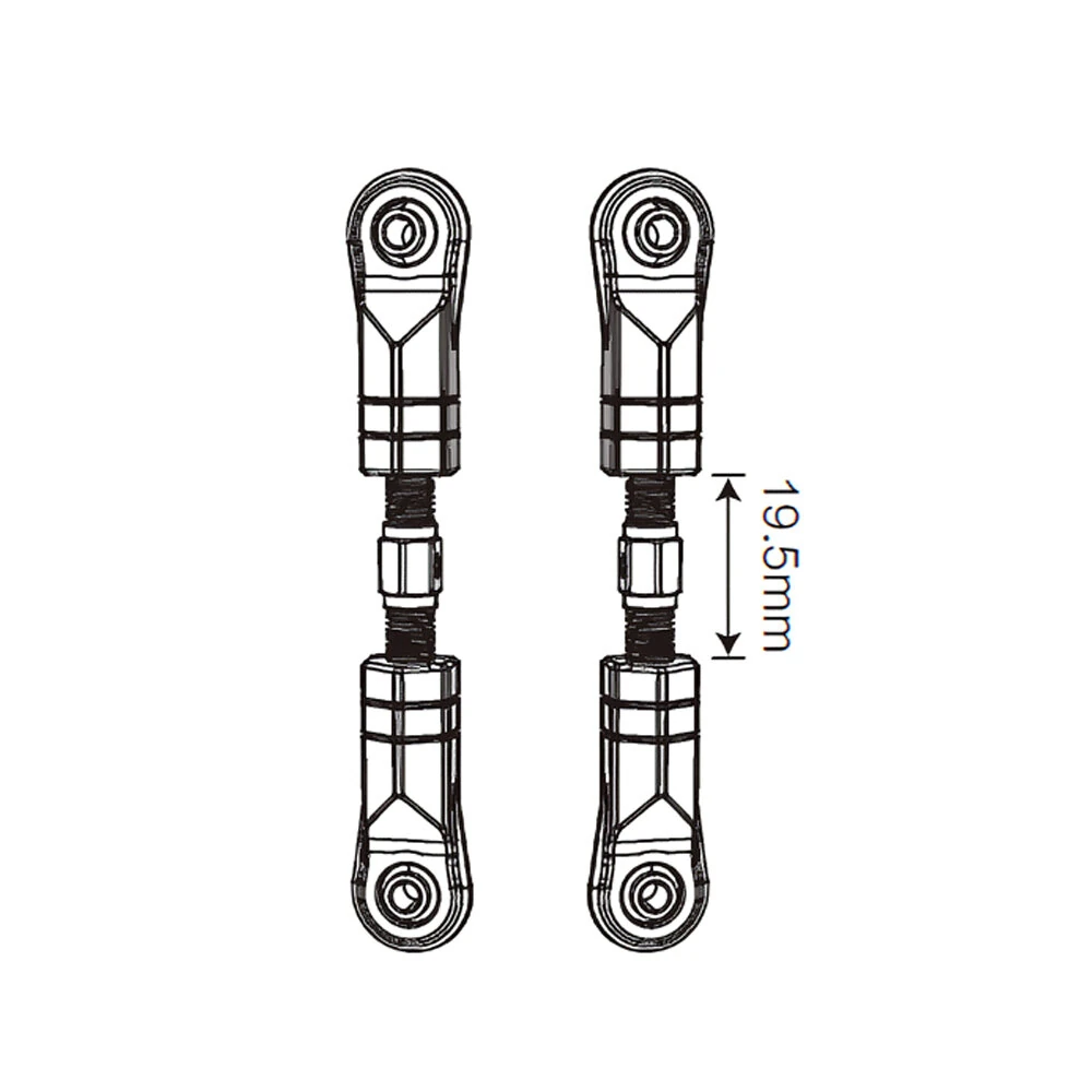 MJX 7304 RC Car Original Parts Front Tie Rod P73200 / Rear Tie Rod P73240 — MJX