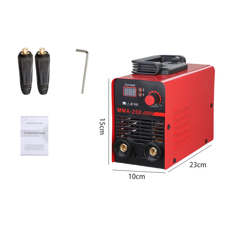 MMA-250 Portable Inverter Welding Machine 220V Single Phase 60 Percent Duty Cycle 25-250A Current Range Compact Design Advanced IGBT Technology Easy Arc Start — view 4