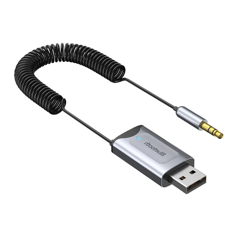 MnnWuu AUX USB bluetooth 5.3 Music Receiver Adapter Dongle 3.5mm Jack SBC AAC Audio CVC Noise Cancelling Hands-free Call with Microphone Support TF Card — MnnWuu