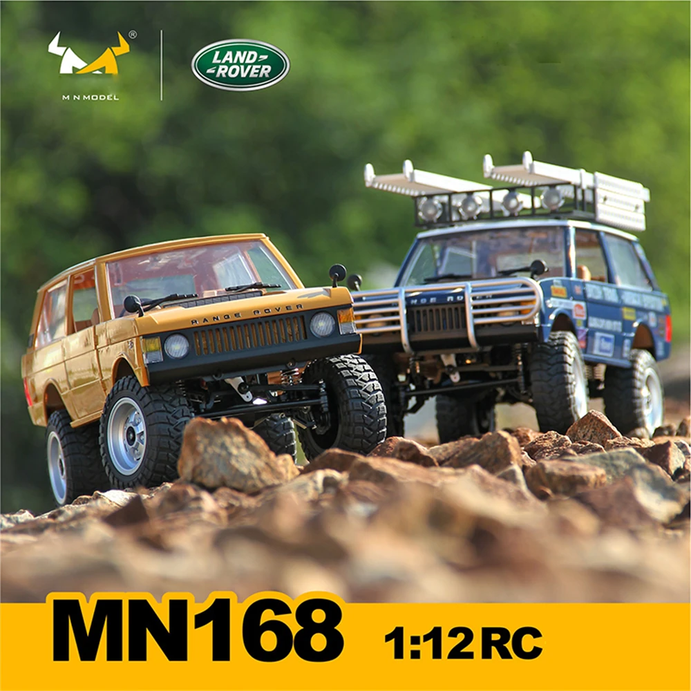 MNRC MN168 RTR 1/12 2.4G 4WD RC Car for Land Rover LED Light Off-Road Climbing Truck Rock Crawler Full Proportional Vehicles Models Toys Oil Filled Shocks — view 7