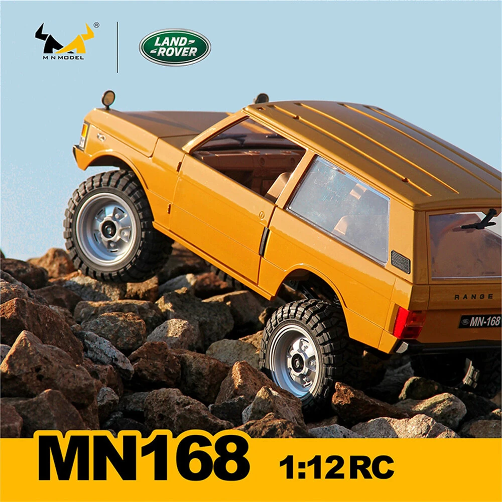 MNRC MN168 RTR 1/12 2.4G 4WD RC Car for Land Rover LED Light Off-Road Climbing Truck Rock Crawler Full Proportional Vehicles Models Toys Oil Filled Shocks — view 8