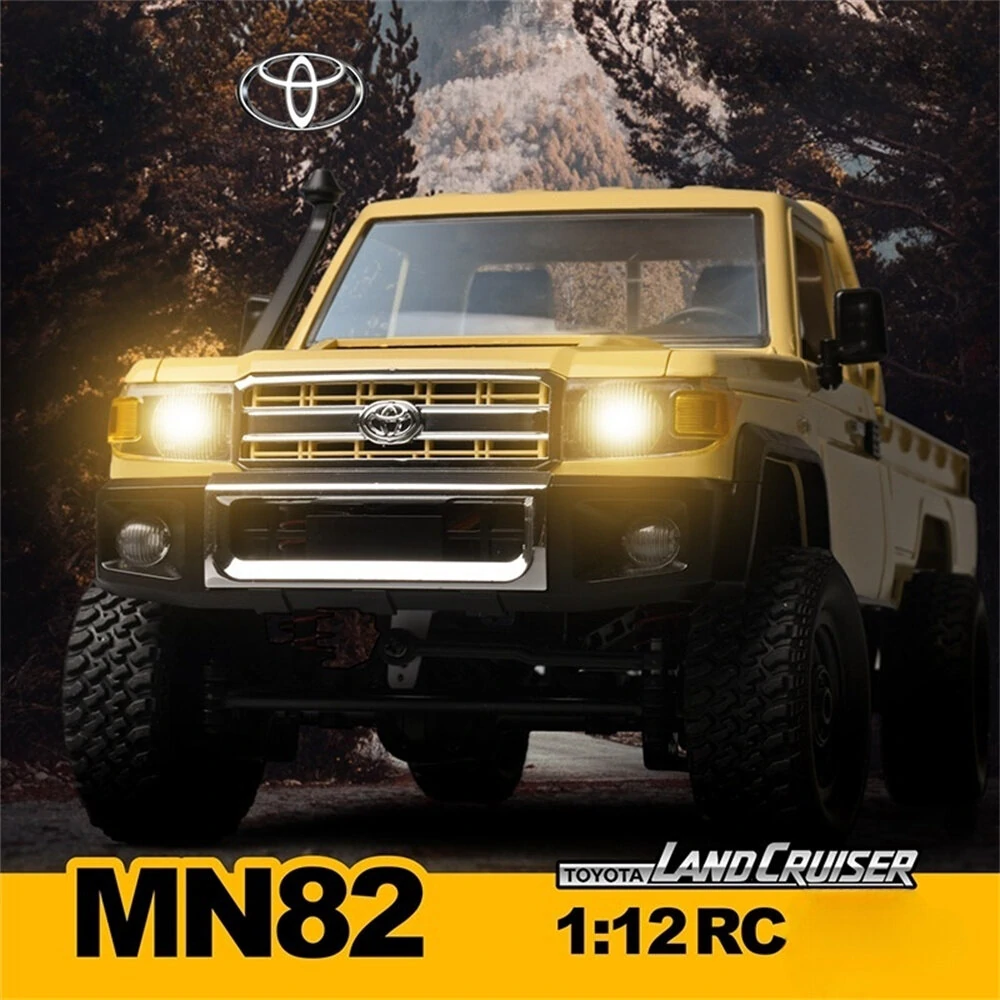 MNRC MN82 RTR 1/12 2.4G 4WD RC Car for TOYOTA Land Cruiser LC79 Rock Crawler LED Light Climbing Off-Road Truck Full Proportional Vehicles Models Toys — view 10