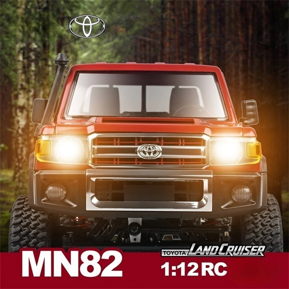 MNRC MN82 RTR 1/12 2.4G 4WD RC Car for TOYOTA Land Cruiser LC79 Rock Crawler LED Light Climbing Off-Road Truck Full Proportional Vehicles Models Toys — view 9