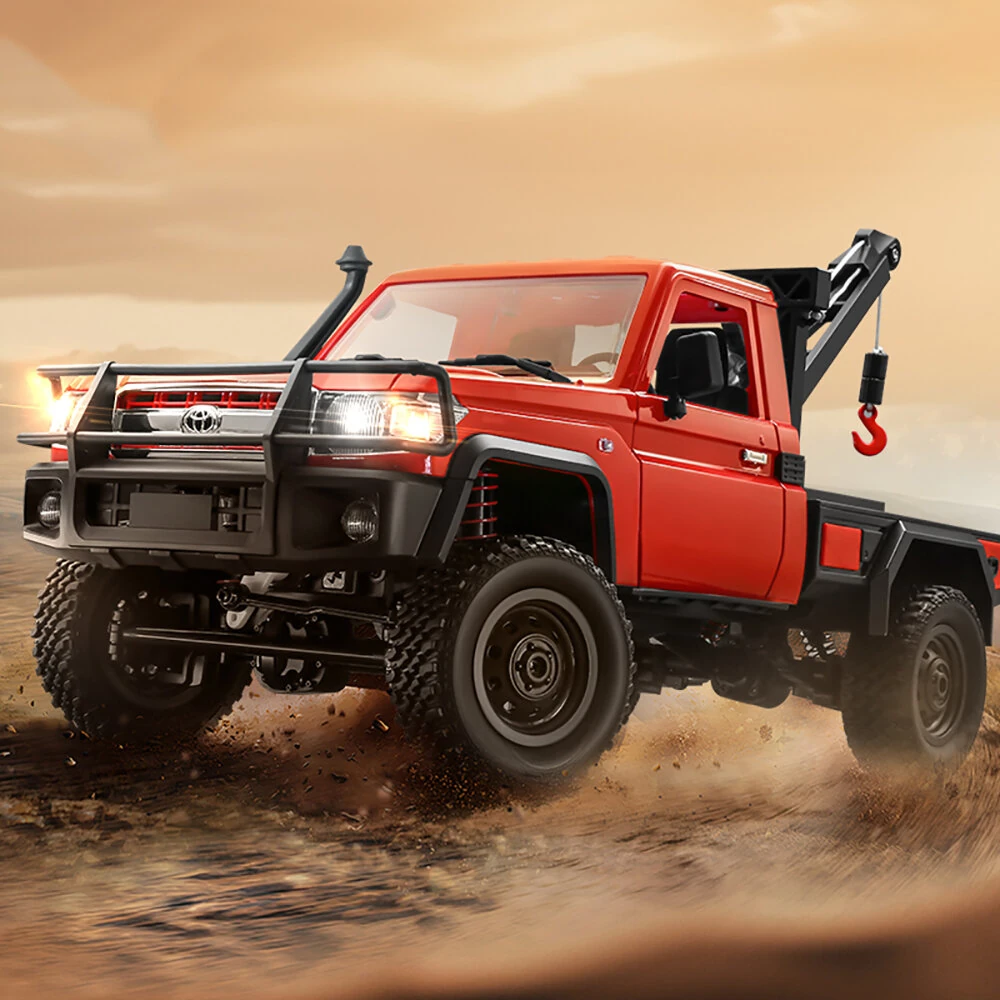 MNRC MN82T 1/12 2.4G 4WD RC Car for TOYOTA LC79 Rock Crawler RTR LED Light Climbing Off-Road Truck Vehicles Models Toys — view 3