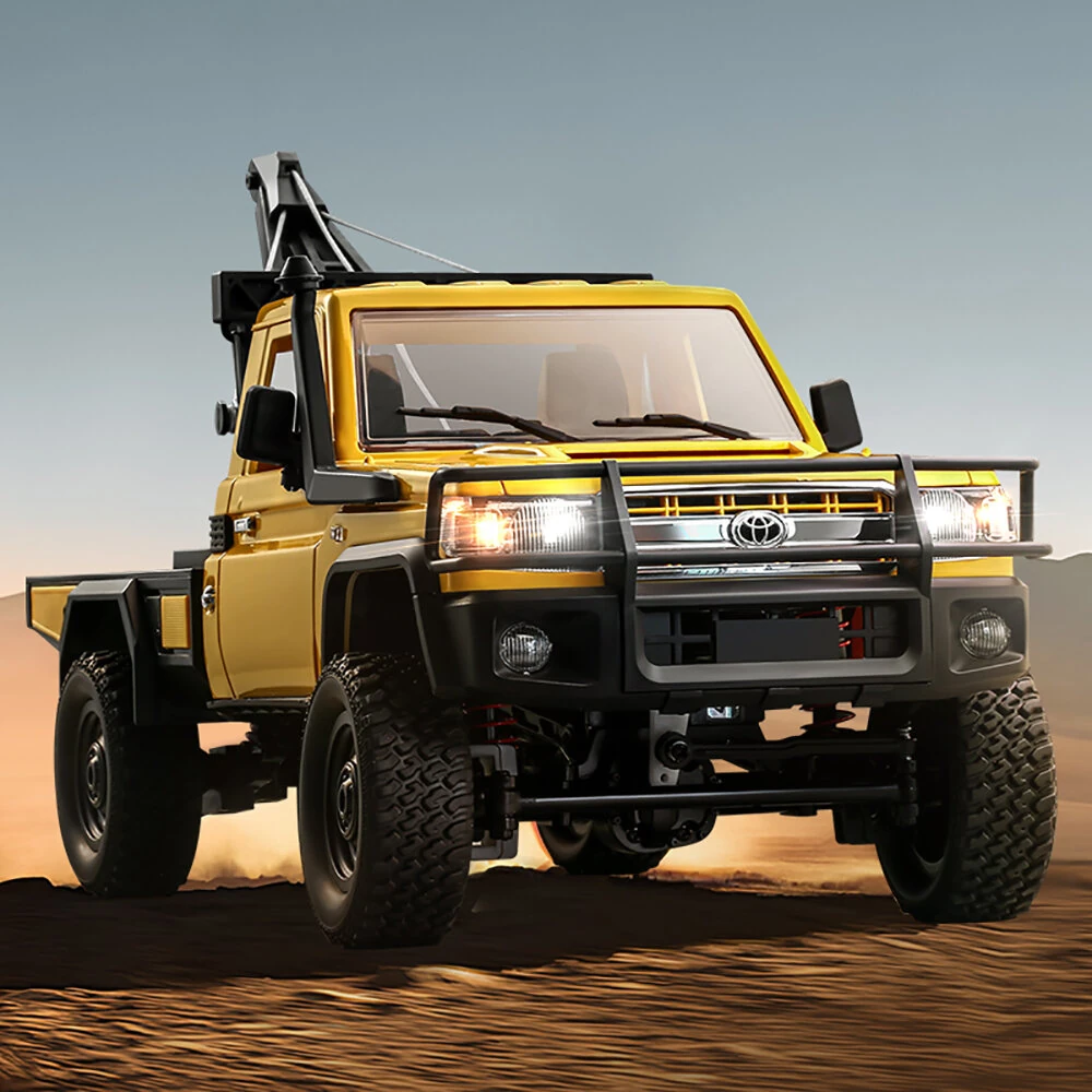 MNRC MN82T 1/12 2.4G 4WD RC Car for TOYOTA LC79 Rock Crawler RTR LED Light Climbing Off-Road Truck Vehicles Models Toys — view 4