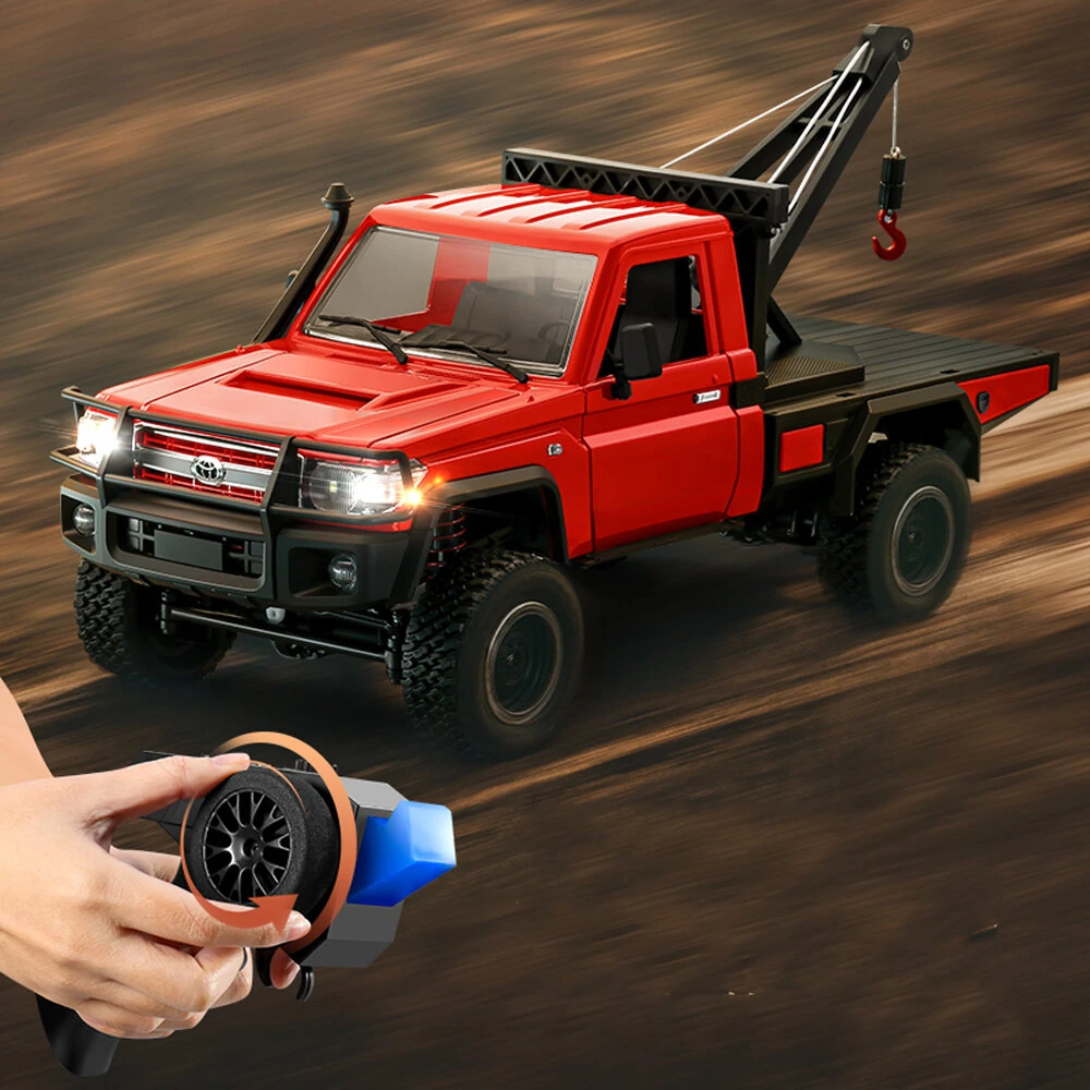 MNRC MN82T 1/12 2.4G 4WD RC Car for TOYOTA LC79 Rock Crawler RTR LED Light Climbing Off-Road Truck Vehicles Models Toys — view 7