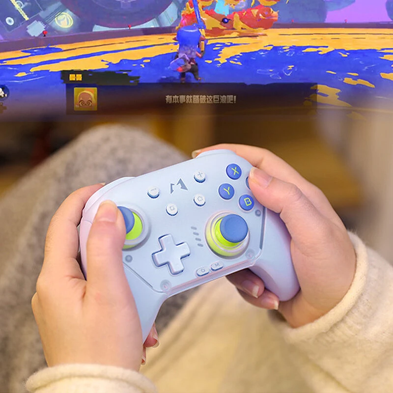 MOBAPAD Chitu 2 Mute Version Wireless bluetooth Gaming Controller with TMR Air Joystick Silent Buttons ALPS Linear Motor 6-Axis Motion Control Gamepad for Switch 2 PC Steam — view 3