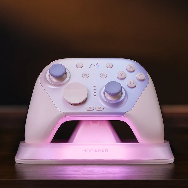 MOBAPAD M-A20 Charging Dock for ChiTu 2 Pro 2 HD Controller Auto Charging Stop RGB Lighting App Control USB Type-C Gaming Accessories — view 5