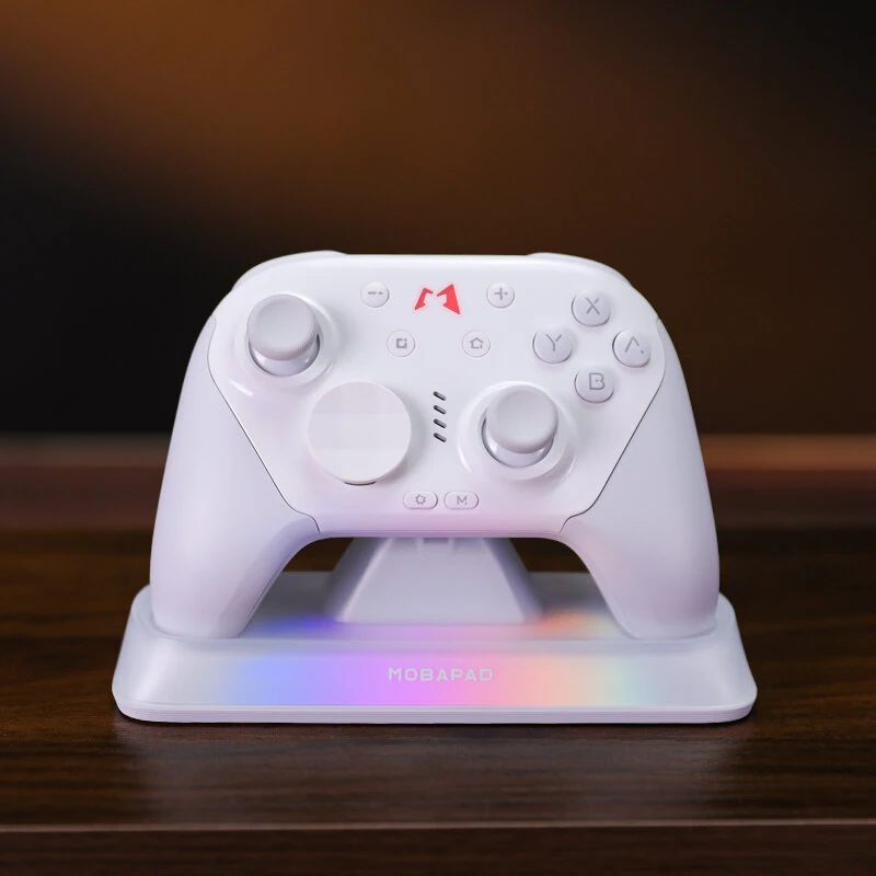 MOBAPAD M-A20 Charging Dock for ChiTu 2 Pro 2 HD Controller Auto Charging Stop RGB Lighting App Control USB Type-C Gaming Accessories — view 7