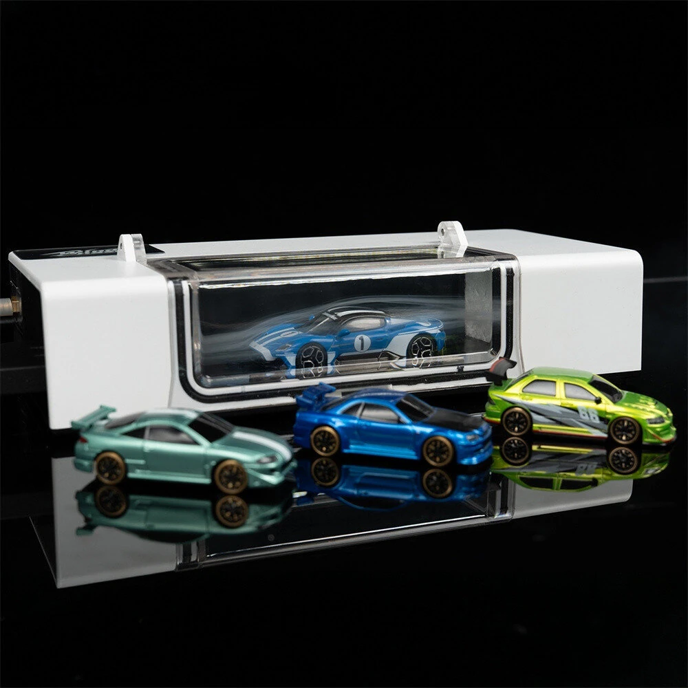 ModelZone 1/64 Scale RC Car Model Visual Desktop Wind Tunnel Brings Dynamic Airflow Effects Display Setup for Collectors Hobbyists for Turbo Racing C65 C66 C76 C78 Vehicles Parts — image 1