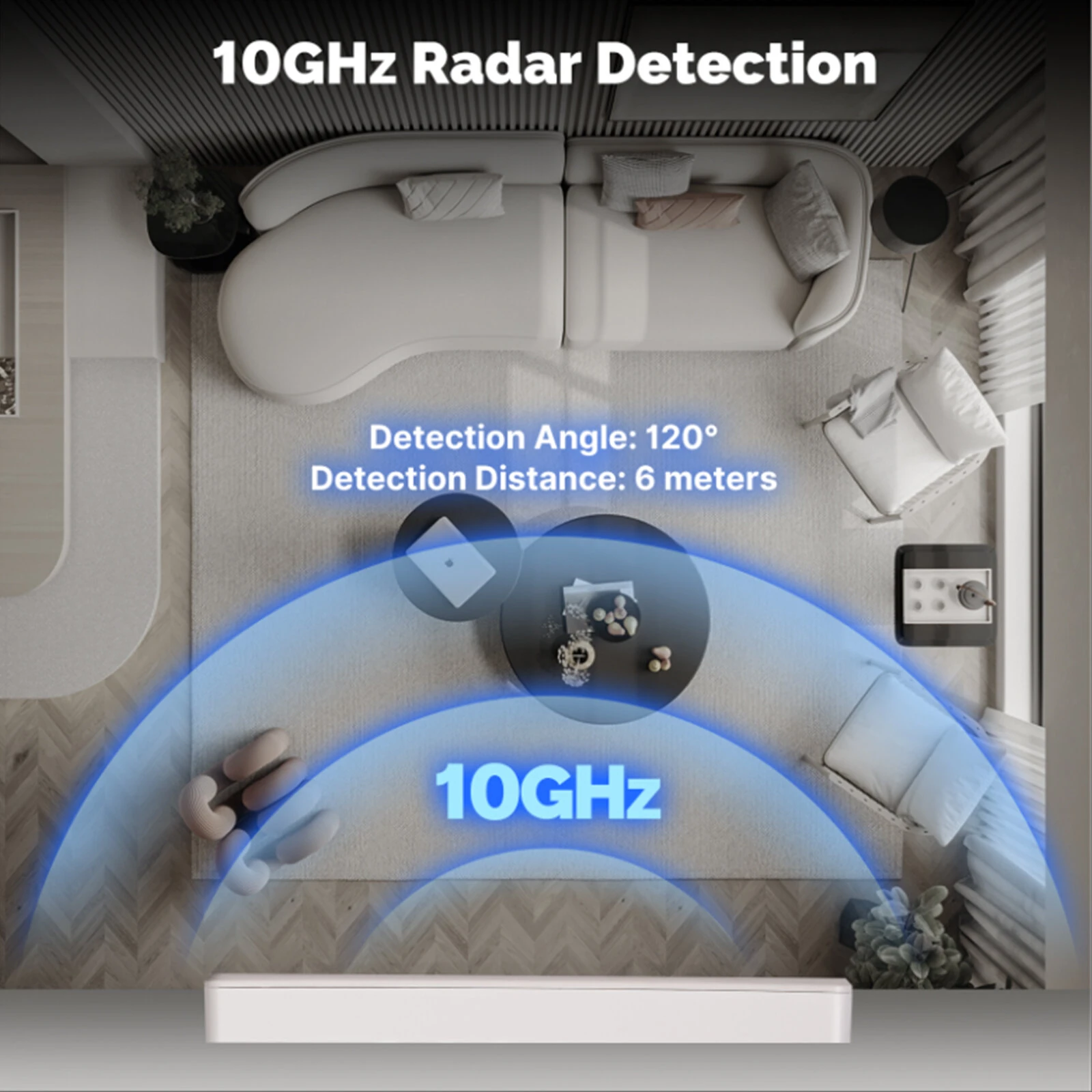 MOES SVL01-Z Tuya Zigbe Smart Human Presence Switch 10GHz mmWave Radar Detection Timing Function Wall Light Voice Control with Alexa Google Home — view 3