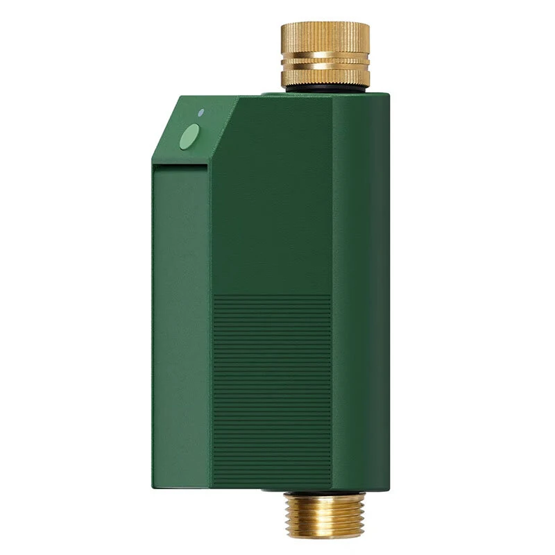 MOES Tuya WiFi Water Timer Smart Water Valve Controller Brass Inlet&Outlet IP65 Waterproof APP Voice Control Work with Alexa Google — image 1