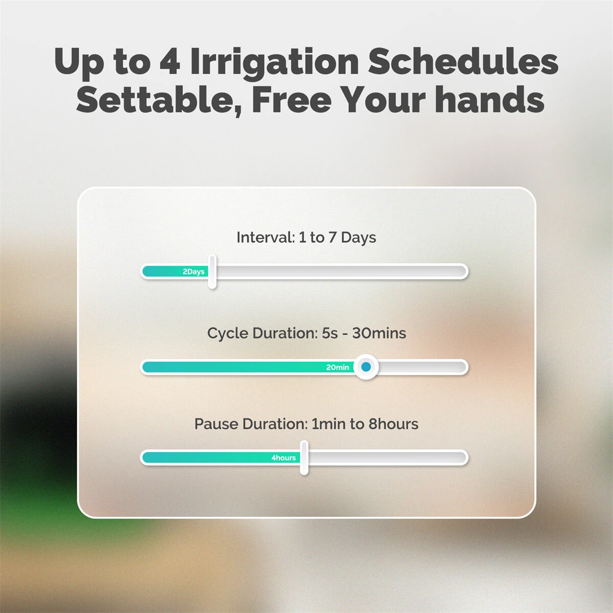 MOES Tuya WiFi Watering Device Irrigation Automation Drip Pump Timer Smart Cycle Soak Work with Alexa Google Home Smart Life APP Remote Voice Control — view 3