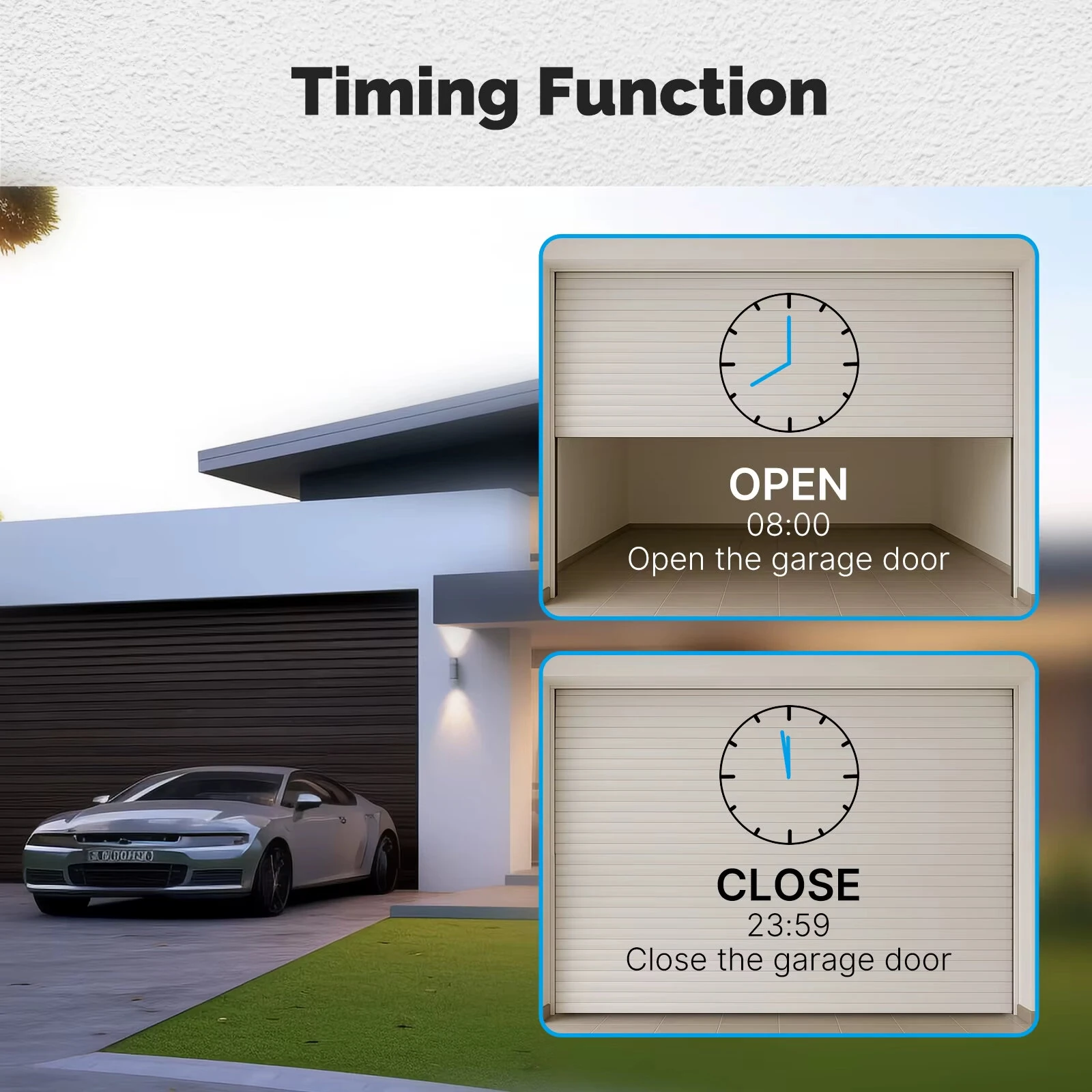 MOES Tuya Zigbe Garage Door Controller Module Smart Life App Remote Garage Door Opener Works with Alexa & Google Home — view 7
