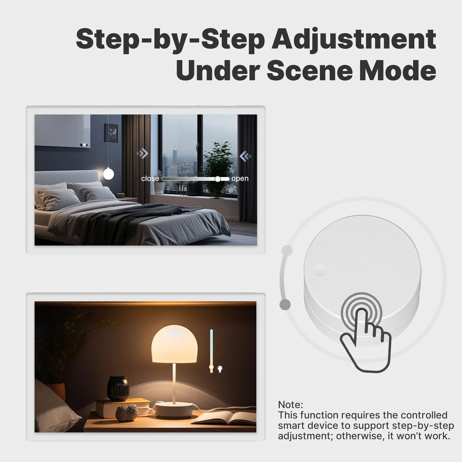 MOES Tuya Zigbe Smart Scene Switch Rotary Button Wireless Remote Control Light RGB Dimmable Adjustable 5 Actions Home Scenarios — view 5