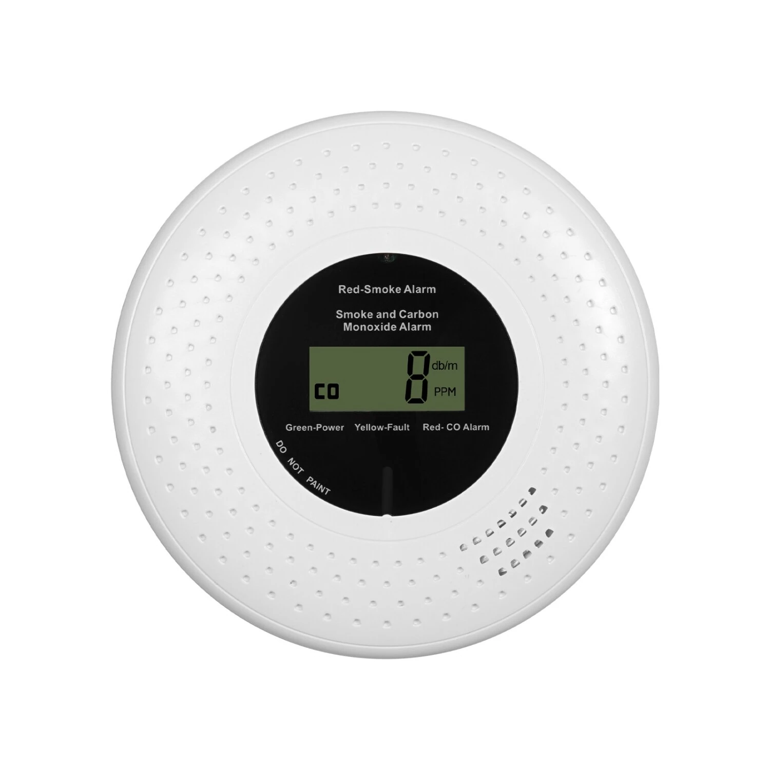 MOES Zigbe Smart Smoke and Carbon Monoxide Alarm 85dB High-Volume Alarm Real-Time LCD&App Monitor 2-In-1 Protection 2.4 GHz Wireless Tuya Smoke Detector for Indoor Rooms — image 1