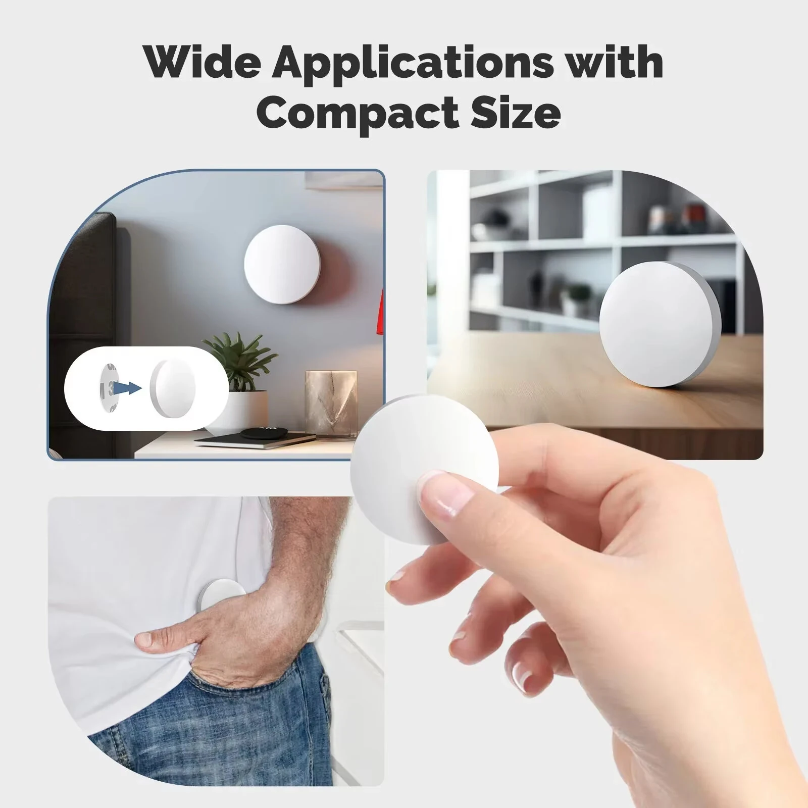 MOES ZigBee3.0 Smart Wireless Button Scene Switch Tuya Battery Powered Mobile Setting Multi-scene Linkage Wireless Remote Controller — view 5