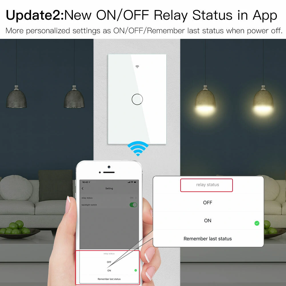 MoesHouse Tuya Smart Home WiFi Panel Switch 1/2/3/4 Gang APP Remote Control Timer Function Voice Control with Alexa Google Home — view 5