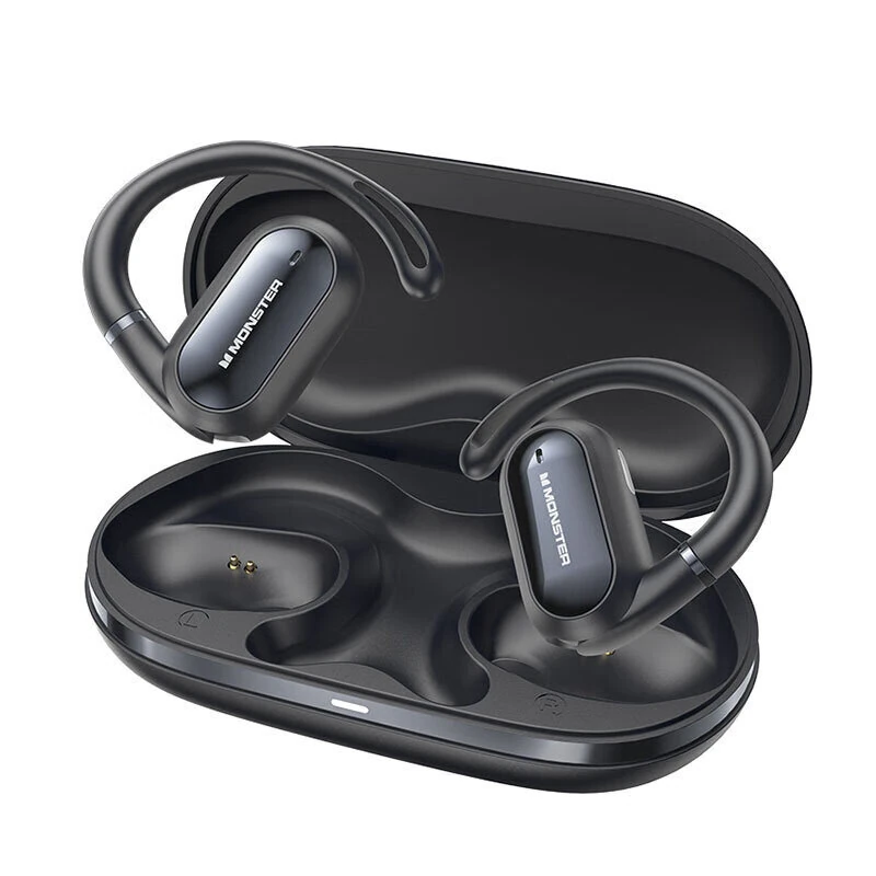 Monster AC322 TWS Earbuds Wireless bluetooth 5.4 Earphone 14.2mm Speaker ENC Call Noise Cancelling 36H Playback IPX5 Waterproof Earhooks Sports Headphones