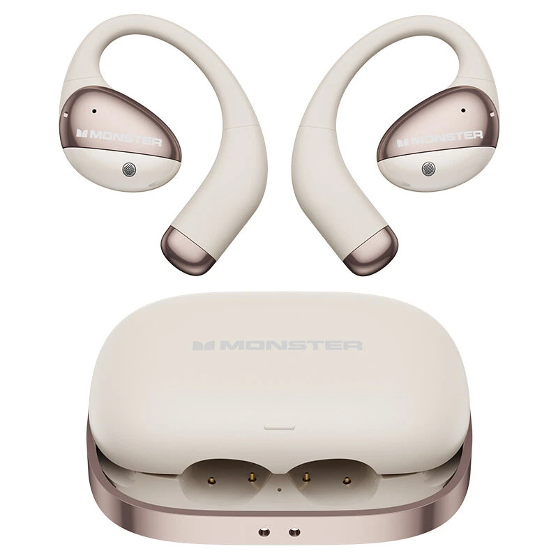MONSTER AC520 OWS Headset Wireless bluetooth 6.0 Earphone 14.2mm PE Composite Diaphragm IPX5 Waterproof Touch Control Earhooks Sports Headphones