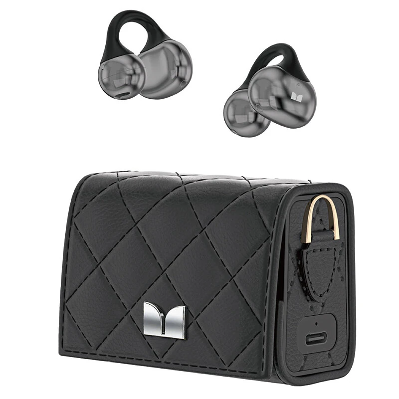 Monster AC739 Women's Handbags Headset Wireless bluetooth 6.0 Earphone 10mm Speaker 360° Surround Stereo Directional Transmission 20H Playback Waterproof Design Open-ear Earclips Sports Headphones — Monster