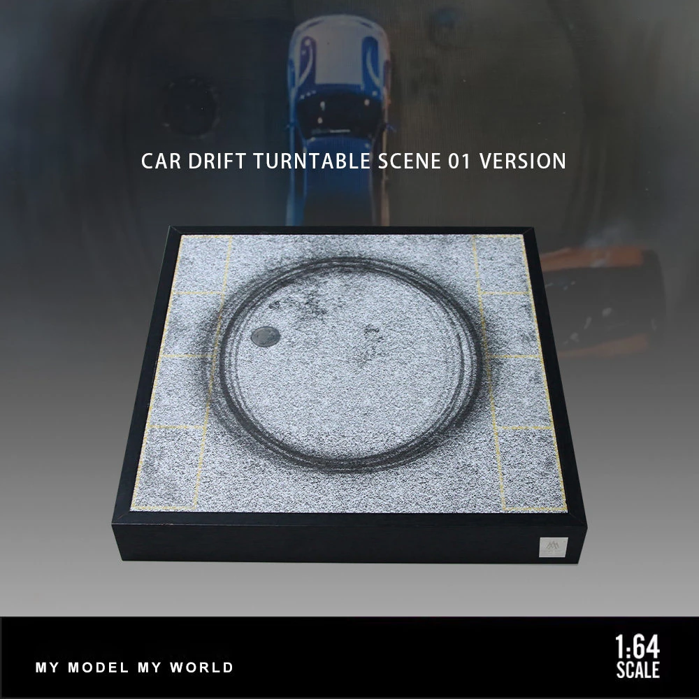 MoreArt 970204 1/64 Mini RC Car Parts Drift Turntable Scene 01 Version Simulation Model Rotatable Miniature Landscape — view 4