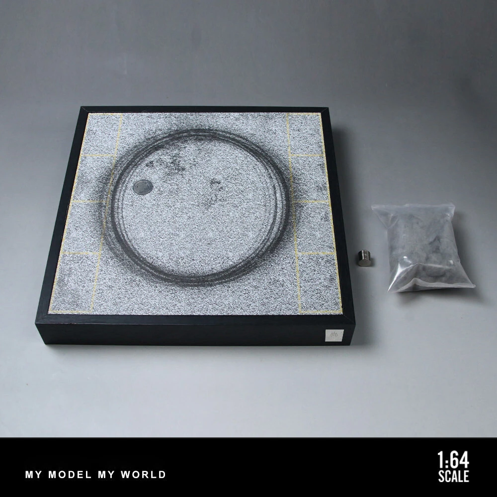 MoreArt 970204 1/64 Mini RC Car Parts Drift Turntable Scene 01 Version Simulation Model Rotatable Miniature Landscape — view 5