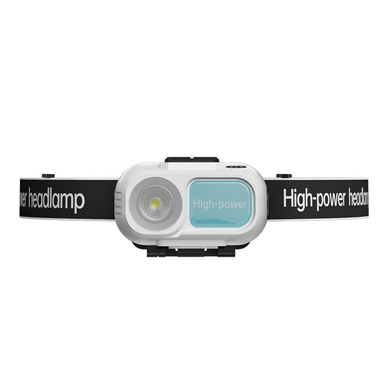 Motion Sensor Smart Head Mounted Headlights Strong Light Outdoor Long Battery Life Charging For Fishing Emergency Work For Night Fishing — image 1