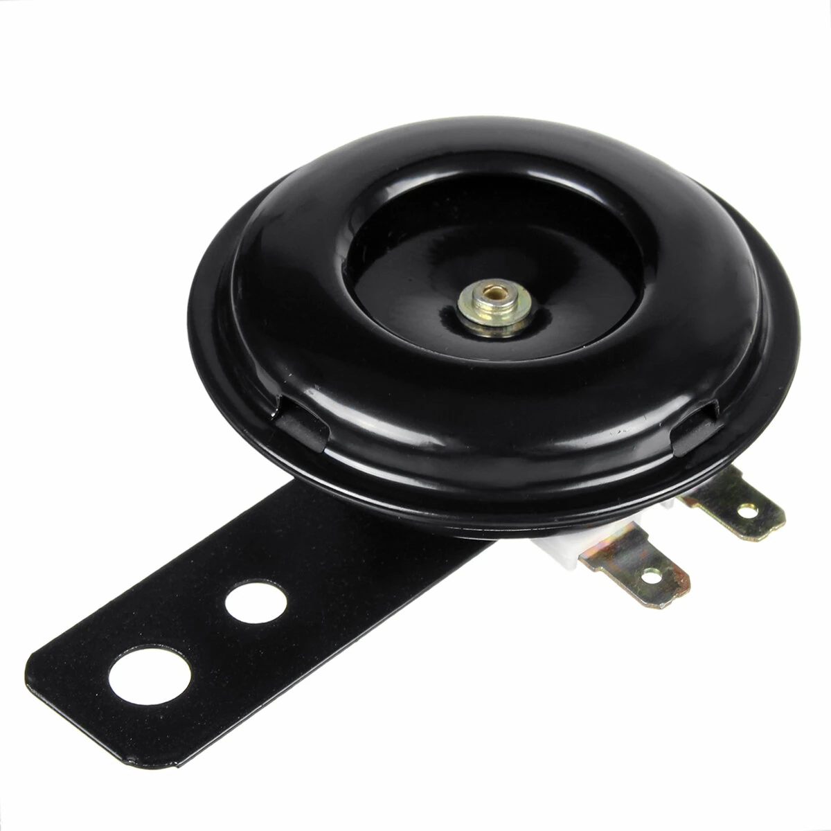 Motorcycle 12v universal compact black scooter moped dirt ATV bikes horn mount, brand new universal motorcycle horn. — image 1