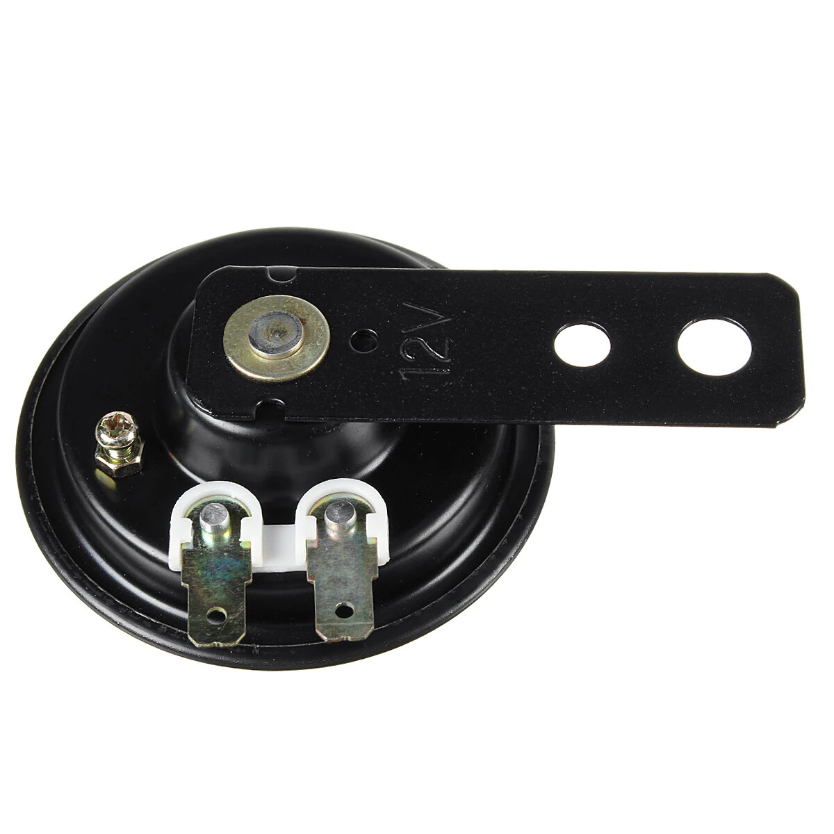 Motorcycle 12v universal compact black scooter moped dirt ATV bikes horn mount, brand new universal motorcycle horn. — view 2