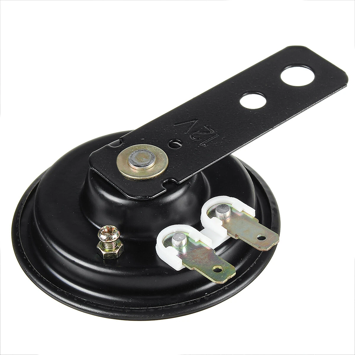 Motorcycle 12v universal compact black scooter moped dirt ATV bikes horn mount, brand new universal motorcycle horn. — view 8