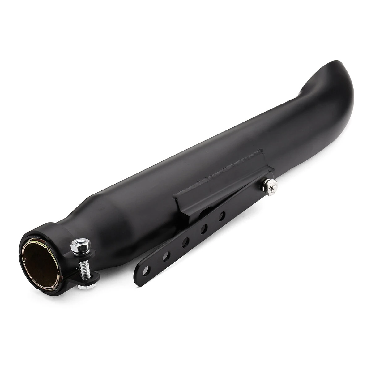 Motorcycle Cafe Racer Exhaust Muffler Pipe Silencer Sliding Bracket Universal — view 2