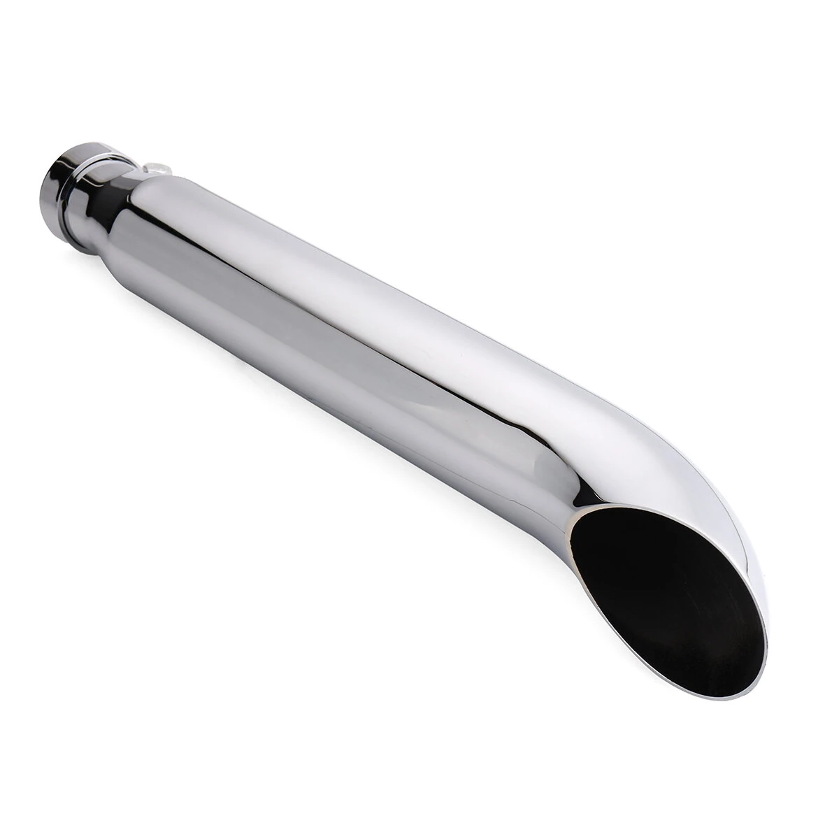 Motorcycle Cafe Racer Exhaust Muffler Pipe Silencer Sliding Bracket Universal — view 3