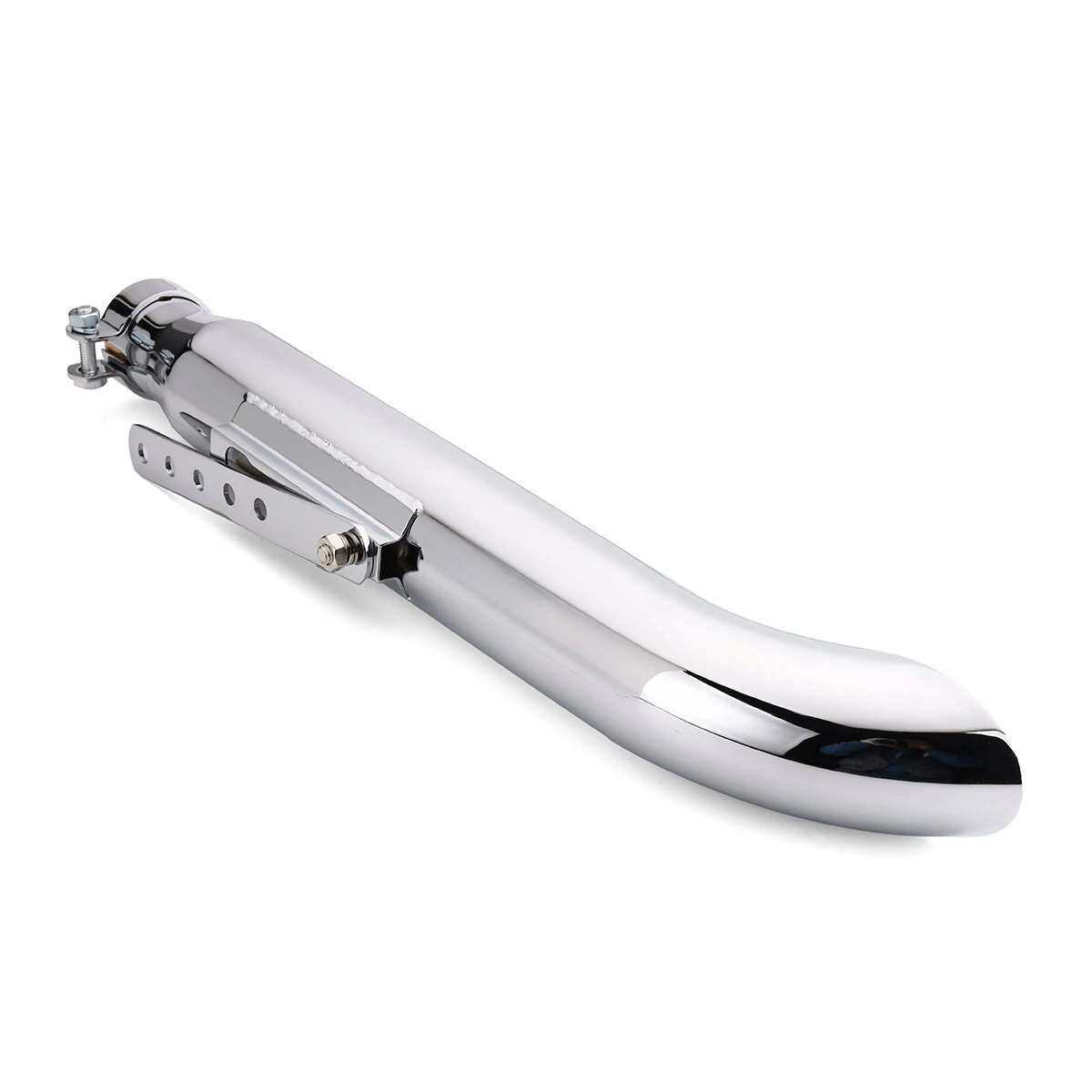 Motorcycle Cafe Racer Exhaust Muffler Pipe Silencer Sliding Bracket Universal — view 5