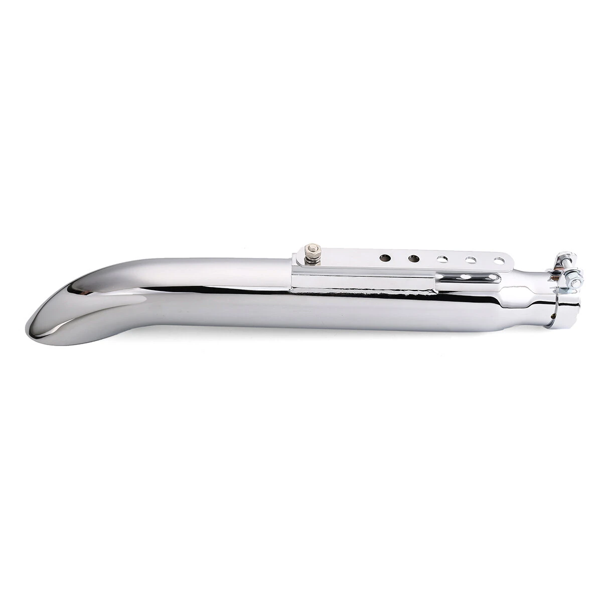 Motorcycle Cafe Racer Exhaust Muffler Pipe Silencer Sliding Bracket Universal — view 7