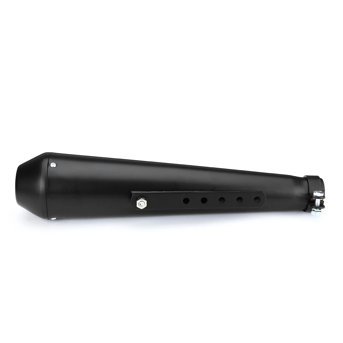 Motorcycle Cafe Racer Exhaust Muffler Pipe with Sliding Bracket Universal — view 4