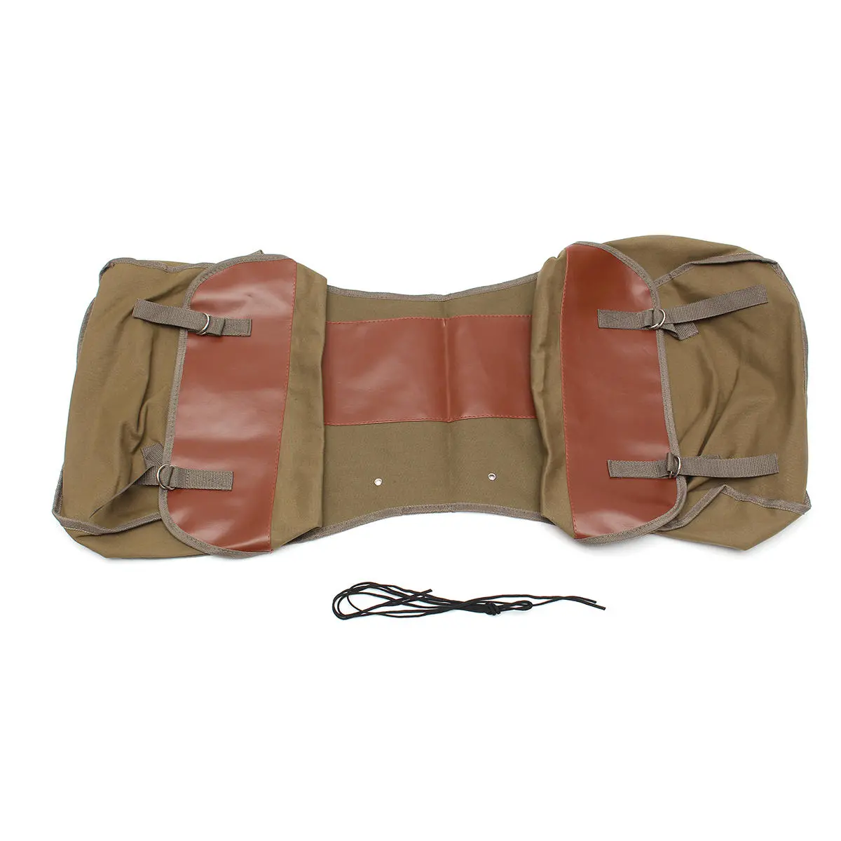 Motorcycle Canvas Saddlebags Equine Back Pack For Haley Sportster/Honda — view 8
