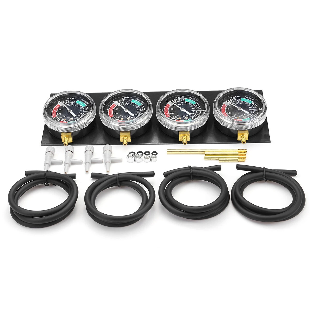 Motorcycle Carb Carburettor Fuel Vacuum Gauge Balancer Tool Set For 2 / 4 Cylind — view 2