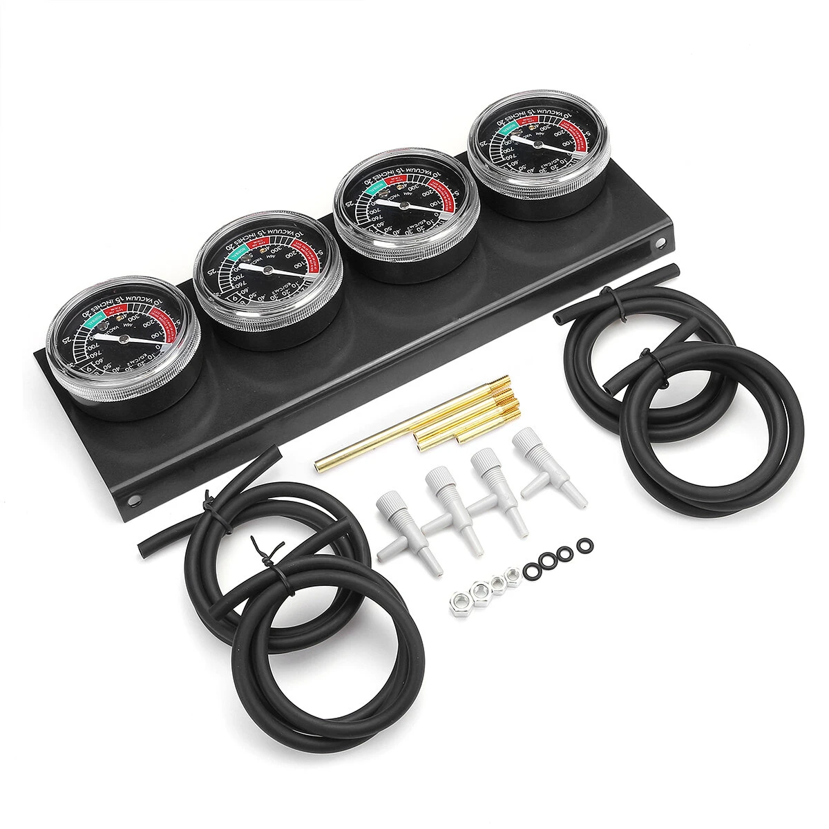 Motorcycle Carb Carburettor Fuel Vacuum Gauge Balancer Tool Set For 2 / 4 Cylind — view 4