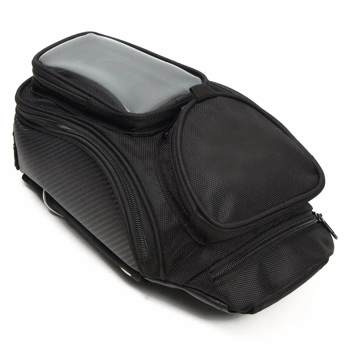 Motorcycle Oil Fuel Tank Bag Magnetic Saddle Bag with Bigger Phone Window — view 5