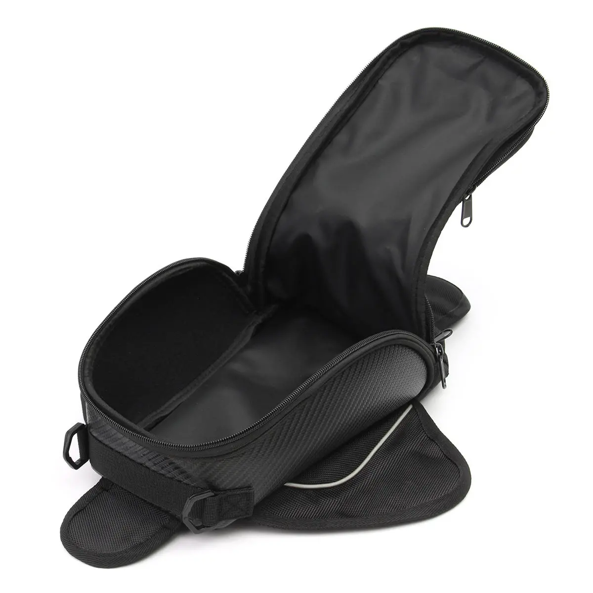 Motorcycle Oil Fuel Tank Bag Magnetic Saddle Bag with Bigger Phone Window — view 7