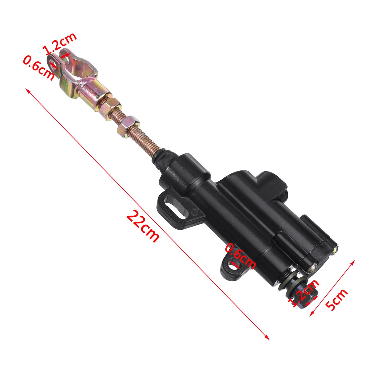 Motorcycle Rear Foot for Hydraulic Brake Pump ATV Refit Brake Master Cylinder Pump Kit — view 7