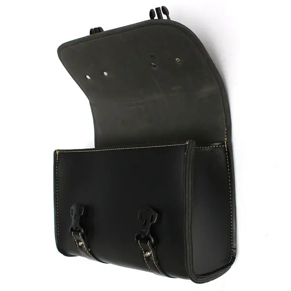 Motorcycle Saddle Leather Bag Storage Tool Pouch — view 6