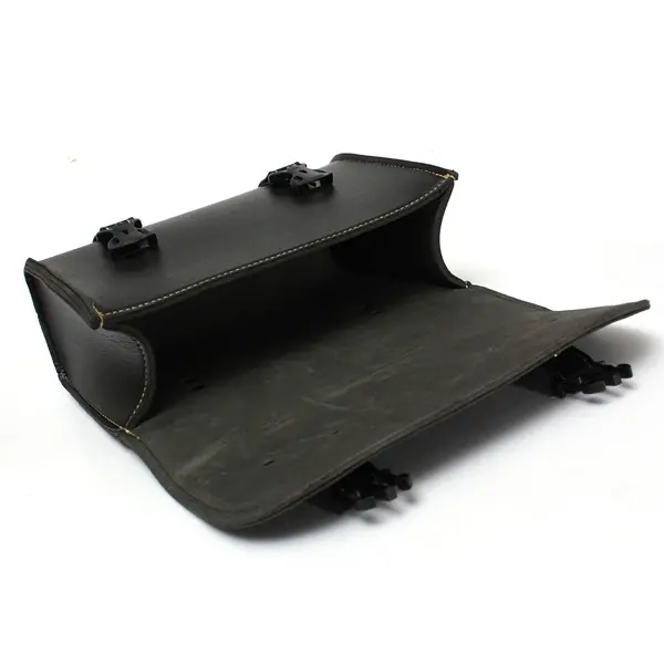 Motorcycle Saddle Leather Bag Storage Tool Pouch — view 7