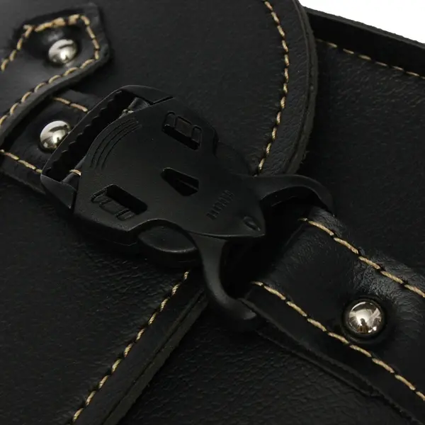 Motorcycle Saddle Leather Bag Storage Tool Pouch — view 8