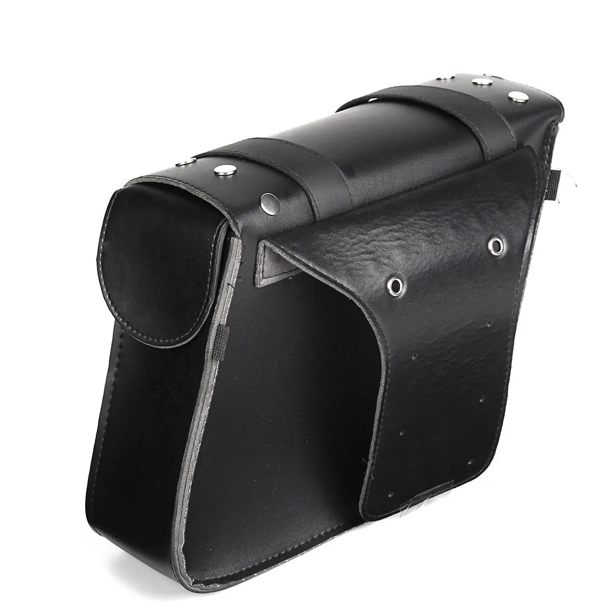 Motorcycle Saddlebags Side Bag Tool Bags Left Right For Chopper Black — view 6